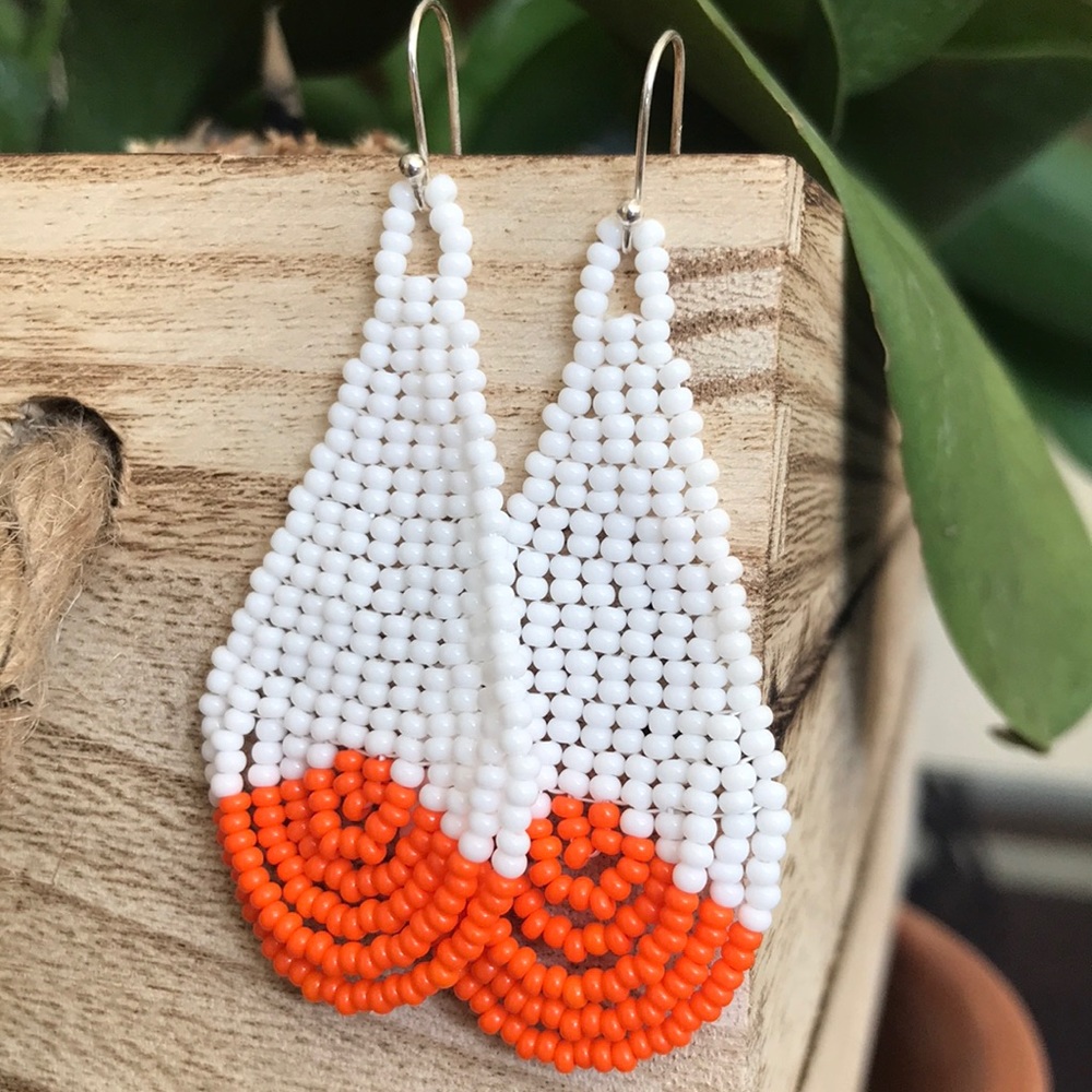 Hand Beaded Earrings